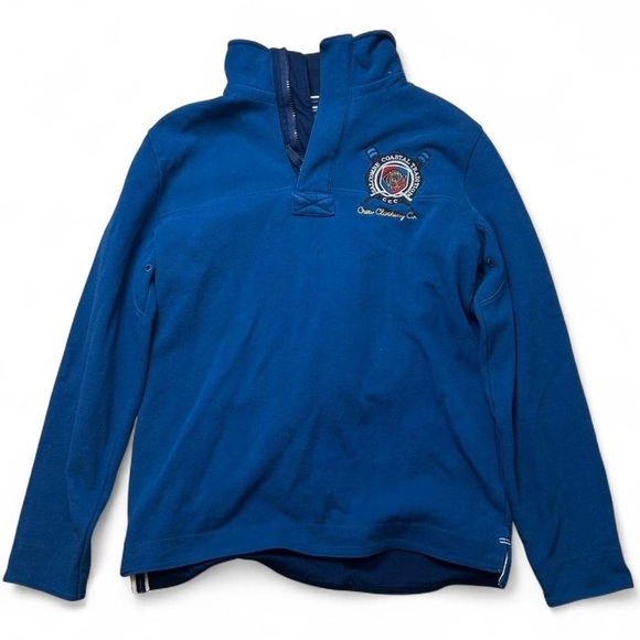 Crew Clothing Co Other - Crew Clothing Co. Blue Quarter Zip Polo – Classic Fit, Casual Preppy Style